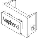 U77-A1110-8000P, Connector Accessories Dust Cover Straight Thermoplastic Black