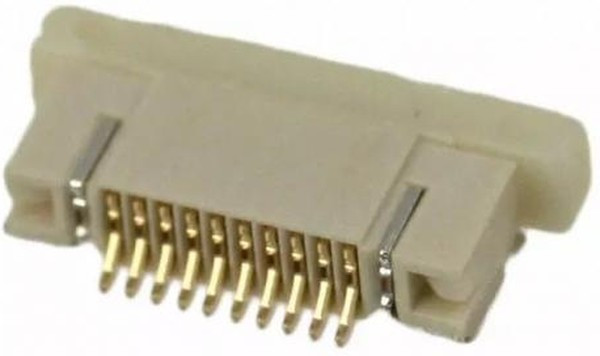 1-1734592-0, FFC / FPC разъем, 0.5 мм, 10 контакт(-ов), Гнездо, FPC Series, Поверхностный Монтаж, Низ