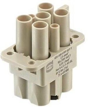 09120062762, Heavy Duty Power Connectors Han Q 4/2-F insert with QL 2,5-6mm 09120062762, Heavy Duty Power Connectors Han Q 4/2-F insert with QL 2,5-6mm