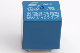 HF21FF/024-1HS (SRU(22F)-24VDC-SL-C) 15А-конт.1С реле