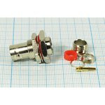 Высокочастотный разъём BNC с креплением на панель; №9462 гн BNC\RG6\пан\\гай Высокочастотный разъём BNC с креплением на панель; №9462 гн BNC\RG6\пан\\гай