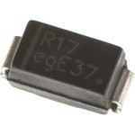 MRA4007T3G, Стандартный восстанавливающийся диод, 1 кВ, 1 А, Одиночный, 1.1 В, 30 А