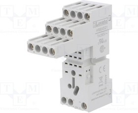 HR6XS21, Панелька, PIN: 8, 10А, 250ВAC, Монтаж: DIN, Серия: HR60