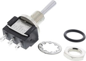 MTE 106 G, Miniature Toggle Switch (ON)-OFF-(ON) IP67