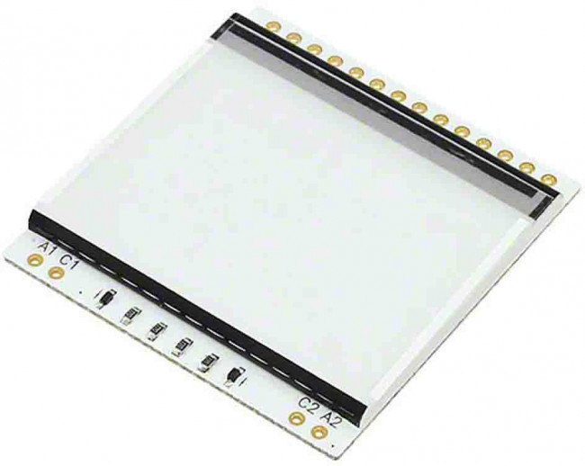 EA LED39X41-W, дисплей, подсветка; EADOGS102; LED; 39x41x2,7мм; белый