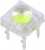 OSW47LZ281P, LED Super Flux; oval; 7.62x7.62mm; white cold; 10000?12000mcd
