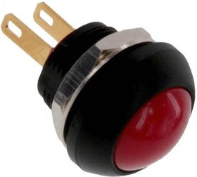 PB6B2RS3M3CAL00, Pushbutton Switches PB OFF/ON RC Red M3 Term. IP68