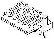MX-22-05-1042, Провод-плата, гнездо, "папа", Mini-Latch, 2,5мм, PIN: 4, THT, 250В
