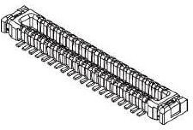 5024301430, Conn Board to Board PL 14 POS 0.4mm Solder ST SMD SlimStack T/R