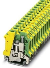 3003923, Клеммная колодка на DIN рейку, 2 вывод(-ов), 20 AWG, 6 AWG, 16 мм², Винт, 57 А