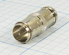 Разъем F вилка - разъем F вилка , быстрая фиксация