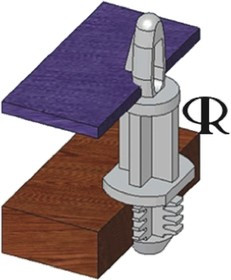 BHL-6-01, Standoffs &amp; Spacers CB Spt,Blnd Hl Mnt,Nat,3/8 in Spc, CB Spt,Blind Hole Mount,Nat