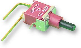 EP11SD1AVBE, Кнопочный переключатель, Серия EP, SPST, Выкл.-(Вкл.), Plunger, Черный