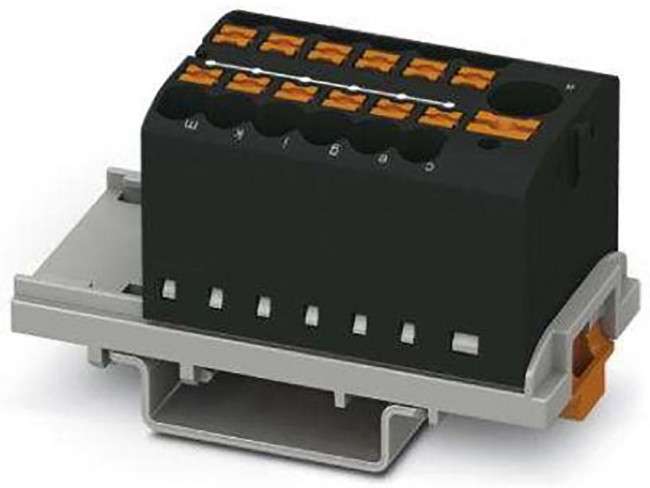 3273102, DIN Rail Terminal Blocks PTFIX 6/12X2,5NS35BK 2.5mm2 w/6mm2 feedin