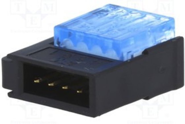 37104-A165-00E-MB, IDC вилка на кабель 4 контакта шаг 2мм 2А/1500В синяя 37104-A165-00E-MB, IDC вилка на кабель 4 контакта шаг 2мм 2А/1500В синяя