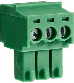 CTBP92HD/3, Pluggable Terminal Block, Right Angle, 3.5mm Pitch, 3 Poles