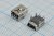 Разъем mini USB05BFR розетка, тип B, контакты 5P4C, монтаж на плату, угловой, miniUSB05BFR Разъем mini USB05BFR розетка, тип B, контакты 5P4C, монтаж на плату, угловой, miniUSB05BFR