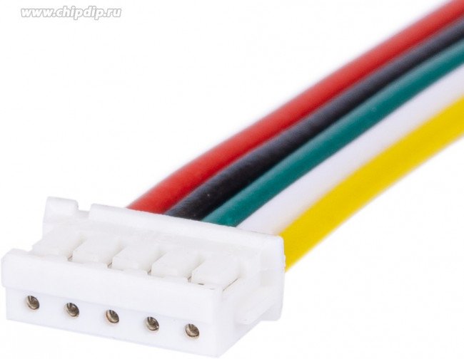 SCT1501H-05PL100 (HK0083-0016), Розетка на кабель 1,5мм 5pin с проводом 100мм