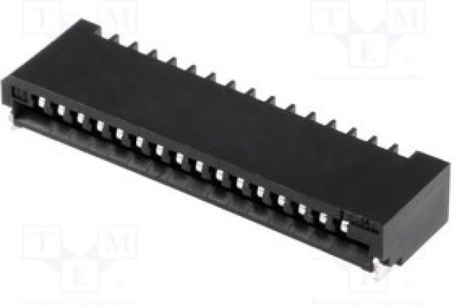 16FMN-SMT-A-TF, Разъем: FFC (FPC), горизонтальный, PIN: 16, NON-ZIF, SMT, 0,5А, 1мм 16FMN-SMT-A-TF, Разъем: FFC (FPC), горизонтальный, PIN: 16, NON-ZIF, SMT, 0,5А, 1мм