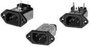 15EEA1, AC Power Entry Modules 15A IEC-1/4" FASTON FLANGE MOUNT