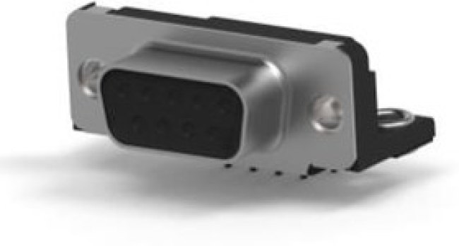 5745781-4, Amplimite HD-20 9 Way Right Angle Through Hole D-sub Connector Socket, 2.74mm Pitch, with 4-40 UNC