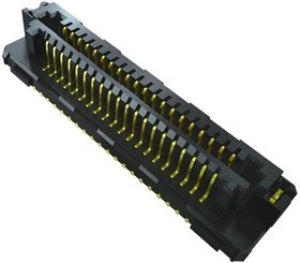 LSEM-130-03. 0-L-DV-A-N-TR, LSEM Series Horizontal Surface Mount PCB Header, 60 Contact(s), 0.8mm Pitch, 2 Row(s), Shrouded