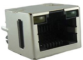 RJHSE-3381, Модульный разъем, Cat5, RJ45 Jack, 1 x 1 (Порт), 8P8C, Cat5, Монтаж в Сквозное Отверстие RJHSE-3381, Модульный разъем, Cat5, RJ45 Jack, 1 x 1 (Порт), 8P8C, Cat5, Монтаж в Сквозное Отверстие