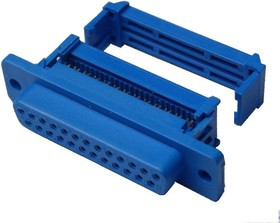 DI-25F (DFP-25S) (KLS1-223-25-F-L), Гнездо 25 pin на шлейф (пластик)