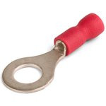 НКИ 6.0-6, Наконечник кольцевой изолированный желтый 2,5-6.0 мм²