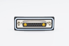 CDFS17W2203L411, CDF 25 Way Solder D-sub Connector Socket, 2.77mm Pitch, with 4-40 Screw Locks CDFS17W2203L411, CDF 25 Way Solder D-sub Connector Socket, 2.77mm Pitch, with 4-40 Screw Locks