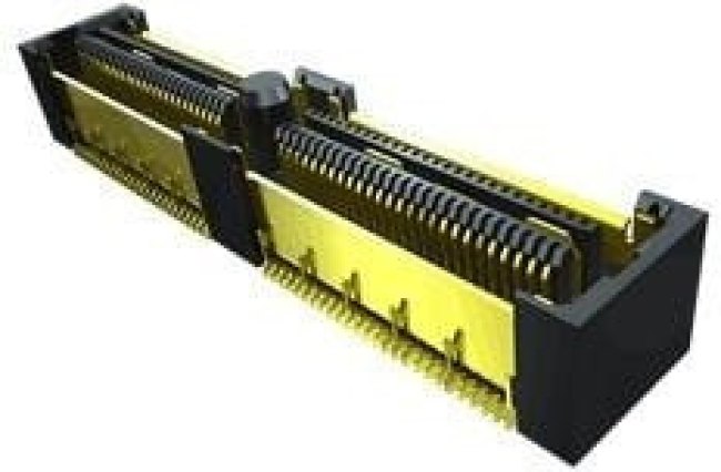 QFSS-026-04.25-L-D-A-P, Board to Board &amp; Mezzanine Connectors 0.635 mm Q2 Shielded Ground Plane Socket Strip