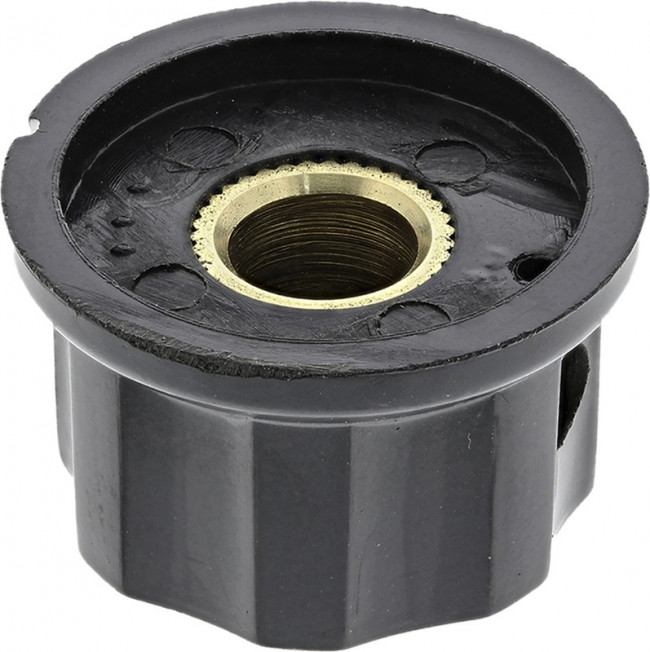 PKES70B1/4, Ручка, Круглый Вал, 6.35 мм, Фенольный Полимер, Fluted with Indicator Line, 21.7 мм, PKES PKES70B1/4, Ручка, Круглый Вал, 6.35 мм, Фенольный Полимер, Fluted with Indicator Line, 21.7 мм, PKES