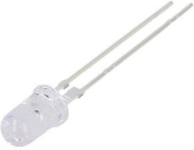 OS5OKA5111Y, LED; 5mm; orange; 15°; Front: convex; 2?2.8V; Pitch: 2.54mm; 6?8lm