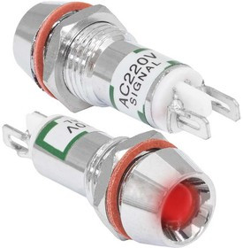 L-616-R 220v (10mm), Светодиод в корпусе L-616-R, 220 В, 10 мм, красный