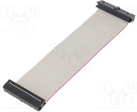 FC30150-0, Шлейф с разъемами IDC, 30x28AWG, Ш.шлейфа: 1,27мм, 0,15м