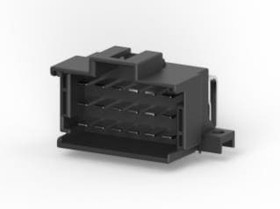 9-966140-1, Прямоугольный разъем питания, 18 контакт(-ов), Серия Junior Power Timer, Монтаж на Печатную Плату