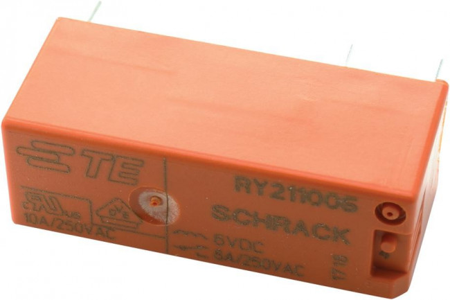 4-1393224-3, Power Relay 6VDC 8A SPDT(28.5mm 10.1mm 12.3mm) THT