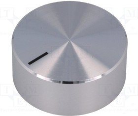 A1438461, Ручка, с указателем, алюминий,пластмасса, dоси: 6мм, d37,8x15,9мм