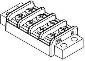 38780-0203, Barrier Terminal Blocks CB BTS BRS 3 ASY CB BTS BRS 3 ASY