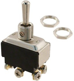 ST26KD00, Toggle Switches 20A 125VAC Screw (On)-Off-(On) 2 Pole