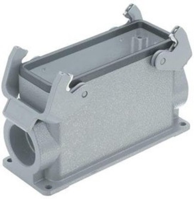 19300240272, Heavy Duty Power Connectors SURFACE MOUNTING HSG HAN 24B 2 SIDE ENTRY
