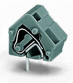 PCB terminal, 1 pole, pitch 5 mm, AWG 28-12, 24 A, cage clamp, dark gray, 236-742 PCB terminal, 1 pole, pitch 5 mm, AWG 28-12, 24 A, cage clamp, dark gray, 236-742