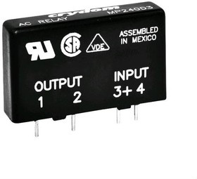 MP240D3, Реле твердотельное, постоянного тока, Uупр 3-32ВDC,Iнагр. 3A,Uзагр 280В