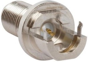 222202-10, RF Connectors / Coaxial Connectors F Type EndLaunchJack 0.062 in PCB, 75 Oh 222202-10, RF Connectors / Coaxial Connectors F Type EndLaunchJack 0.062 in PCB, 75 Oh