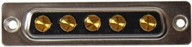 680M5W5203L211, Комбинированный разъем D Sub, Power-D 680M Series, DB-5W5, Гнездо, 5 контакт(-ов), 5 Силовых