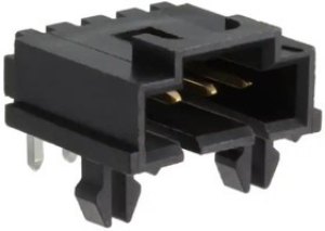705510003, SL Series Right Angle Through Hole PCB Header, 4 Contact(s), 2.54mm Pitch, 1 Row(s), Shrouded 705510003, SL Series Right Angle Through Hole PCB Header, 4 Contact(s), 2.54mm Pitch, 1 Row(s), Shrouded