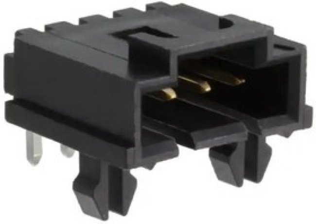 705510003, SL Series Right Angle Through Hole PCB Header, 4 Contact(s), 2.54mm Pitch, 1 Row(s), Shrouded 705510003, SL Series Right Angle Through Hole PCB Header, 4 Contact(s), 2.54mm Pitch, 1 Row(s), Shrouded