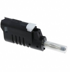 CT2017-0, Test Plugs &amp; Test Jacks 4mm DIY RStkP, Button - Black