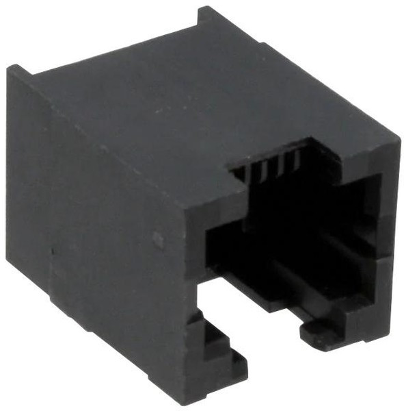 RJLSE-63061-01T2, Modular Connectors / Ethernet Connectors 6P 1 Port RJ11 SMT Black Housing RJLSE-63061-01T2, Modular Connectors / Ethernet Connectors 6P 1 Port RJ11 SMT Black Housing