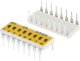 IKN0800000, 8 Way Through Hole DIP Switch SPST